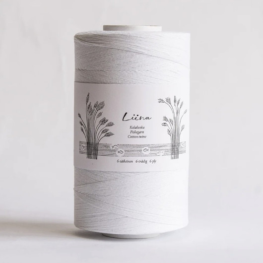 12-ply Liina cotton twine White Bleached