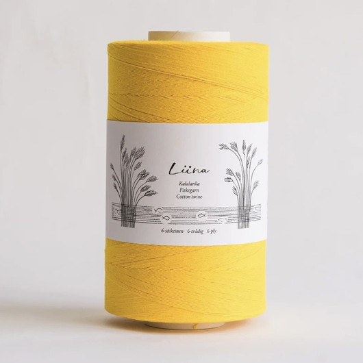 18-ply Liina cotton twine Yellow