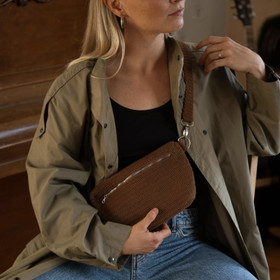 Ruska -vyölaukku virkkausohje kaupanpäälle kalalankatilaukseen