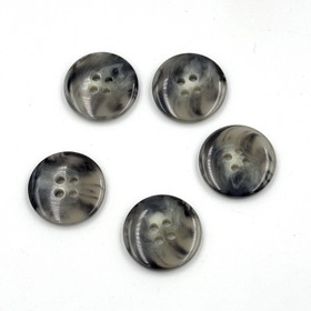 Marbled dark grey button