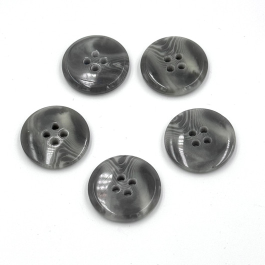 Marbled grey button