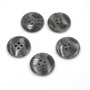 Marbled grey button