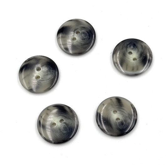 Marbled darkgrey button