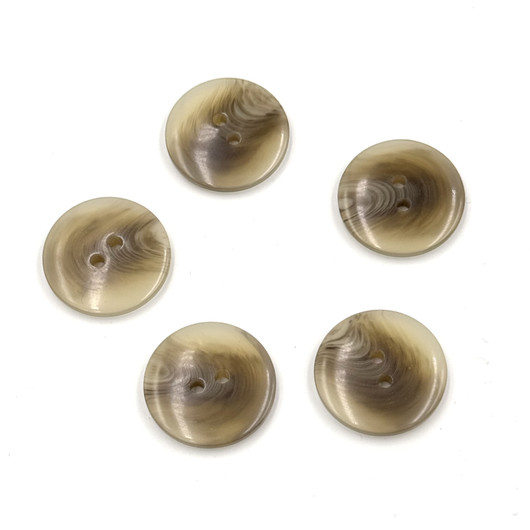 Marbled grey-brown button