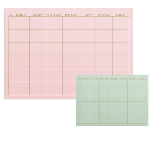 Suunnittelukalenteri 2025 Monthly Planner Color päiväämätön 