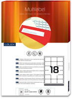 Monitoimitarra 63,5 x 46,6mm 18-osainen, 1 kpl=1800 tarraa