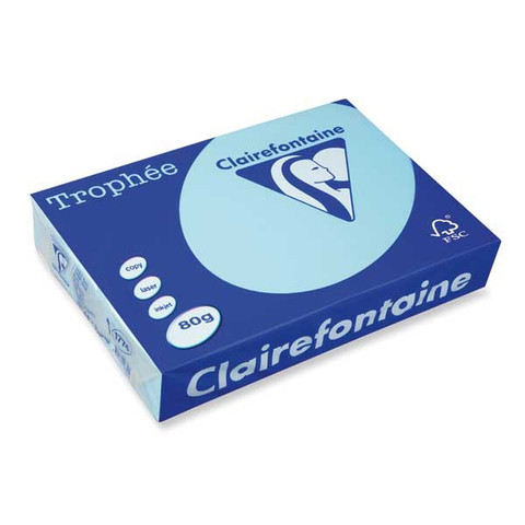 Väripaperi A4 80g 500 arkkia, dark blue Clairefontaine