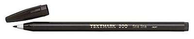 Huopakynä Textmark 300 musta 12kpl