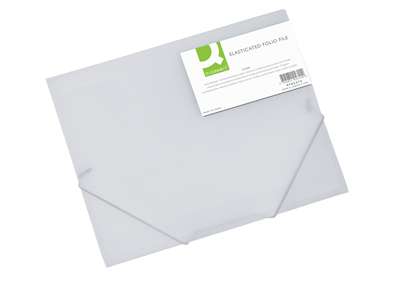 Kulmalukkosalkku Q-Connect PP frost kirkas