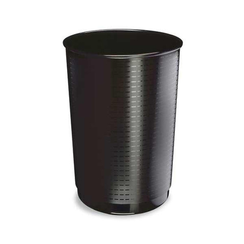Roskakori 40 litraa musta, korkeus 492 mm, halkaisija 380 mm 