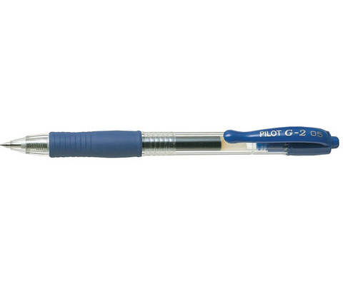 Geelikynä Pilot G-2 0,5 mm sininen 12kpl