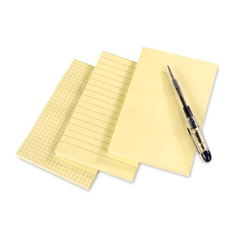 Post-it viestilaput 102 x 152mm, viivoilla, keltainen
