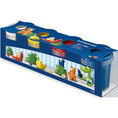 Staedtler muovailuvaha 4 perusväriä