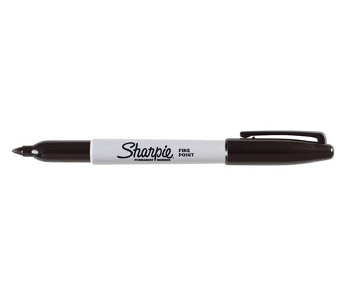 Huopakynä Sharpie Fine Point musta