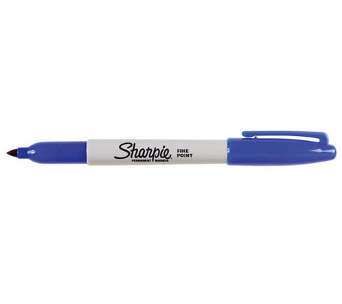 Merkkauskynä Sharpie sininen F 1,0mm kärki
