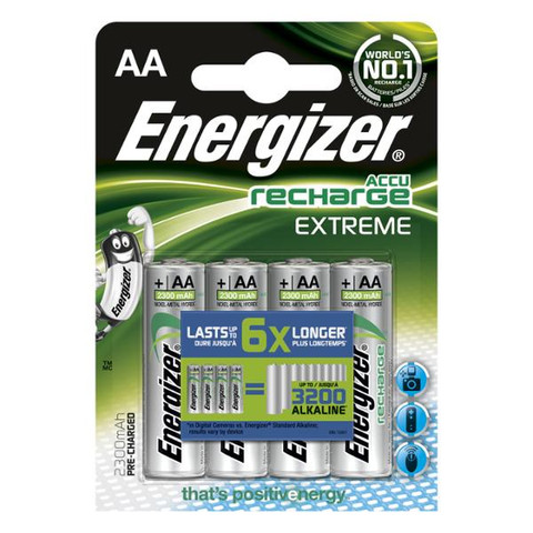 Ladattava NiMH-akku 2300mAh Energizer Extreme AA/HR6 