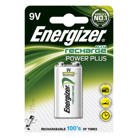 Ladattava akku Energizer HR22/9V 