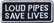 Loud pipes save lives hihamerkki silitettävä