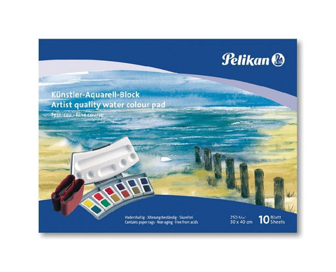 Pelikan akvarellilehtiö 10 siv. 250gr.