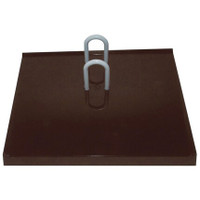 Ajasto Pöytäpäivyrin alusta ruskea