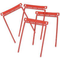 Arkistohaarukka F-binder punainen/8cm 100 kpl paketti 