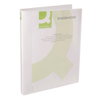 Minimappi  A4 PP valkoinen 20/25mm kaksirenkainen