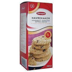 Semper kaurakeksi gluteeniton 150g, 1 kpl=6 pakettia