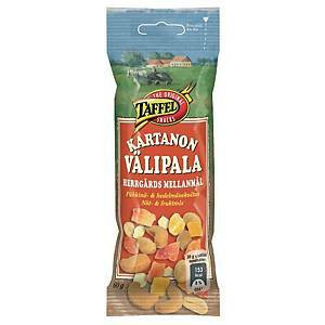 Taffel pähkinä-hedelmä sekoitus 60g, myyntierä 1 kpl = 15 pussia