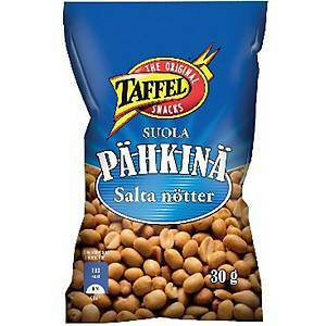 Taffel suolapähkinä 30g, 1 kpl=36 pussia