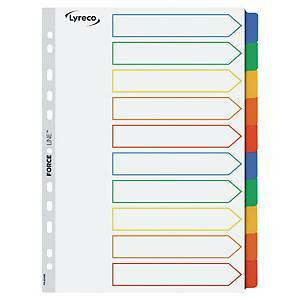 Mylar välilehti 10-osainen A4 muovikieleke