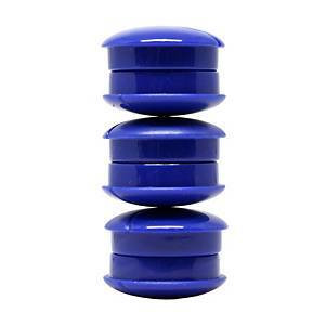 Valkotaulumagneetti 27mm sininen, 1 paketti=6 kappaletta