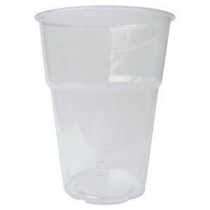Kertakäyttöinen muovilasi 250ml, 1 kpl=50 lasia