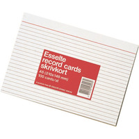 Kortistokortti A5 viivaus valkoinen/100 kpl paketti