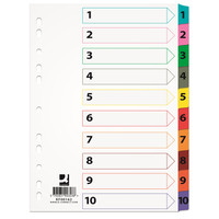 Muovikielihakemisto A4 1-10