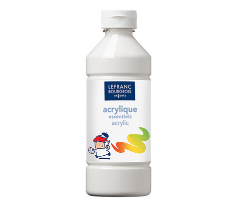 Akryyliväri valkoinen 500ml 