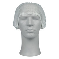 Hiusverkko tehdaspuhdas valkoinen, 1 kpl=200 verkkoa