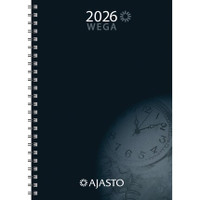 Wega 2026 vuosipaketti musta 148 x 210 mm
