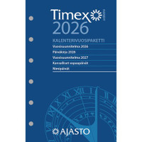 Ajasto Timex Handy 2026 vuosipaketti 82 x 128mm