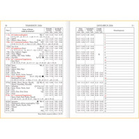 Yliopiston Almanakka A4 2026 keltainen 210 x 297mm