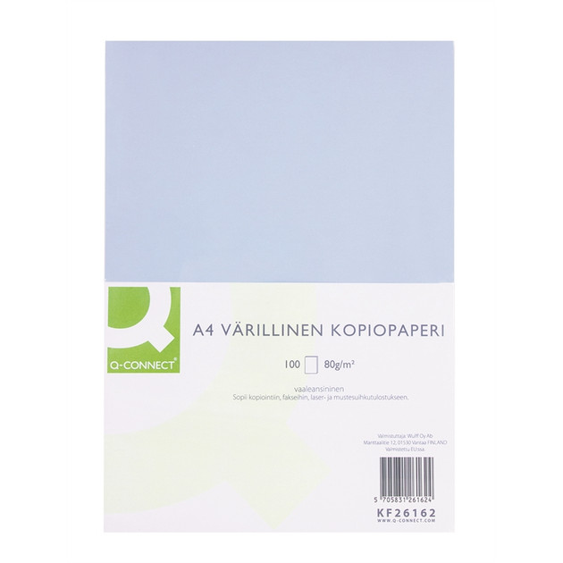 Kopiopaperi 80G A4/100 vaaleansininen - www.ptt-kauppa.com
