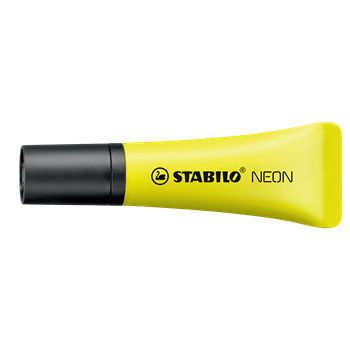 Korostuskynä Stabilo Neon 2-5mm keltainen 10kpl laatikko