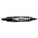 Merkintätussi Zebra McKie permanent marker viisto 4-6mm ja pyöreä 1mm kärki musta 