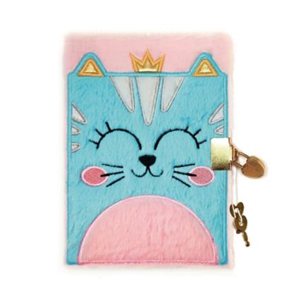 Pehmeä päiväkirja Kissa 240 sivua viivat