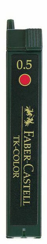 Punainen irtolyijy  0,5 mm Faber-Castell 