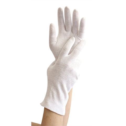 Aluskäsine puuvilla valkoinen M