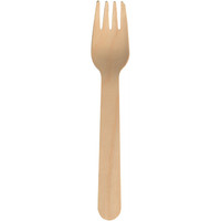 Ruokahaarukka Abena puinen 16,5 cm 100 kpl 