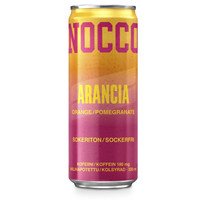 Energiajuoma Nocco BCAA Arancia 330 ml 24 tölkkiä laatikko