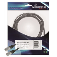Verkkokaapeli MediaRange RJ45 3 m musta