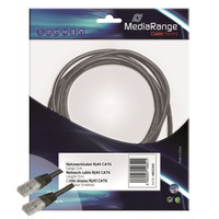 Verkkokaapeli MediaRange RJ45 5 m musta