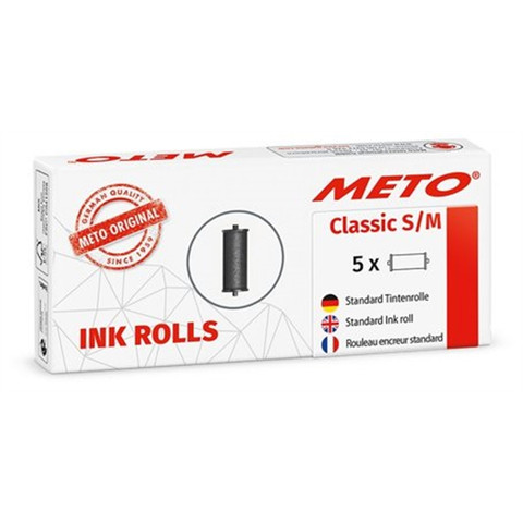Värirulla Meto Classic S/M 9506060 musta /5kpl pkt